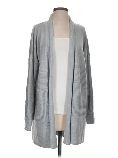 Pre-owned Lululemon Athletica Wool Cardigan Sweater In Gray