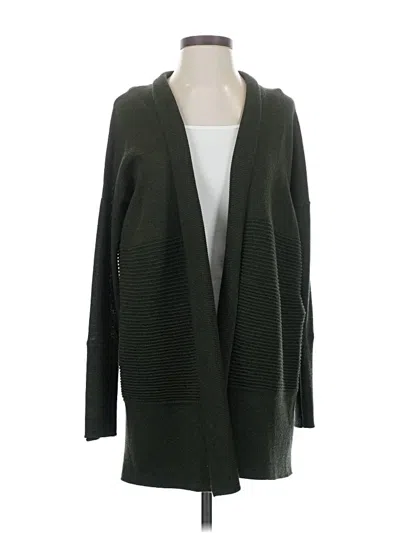 Pre-owned Lululemon Athletica Wool Cardigan Sweater In Green