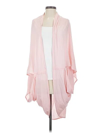 Pre-owned Lululemon Athletica Wool Cardigan Sweater In Pink