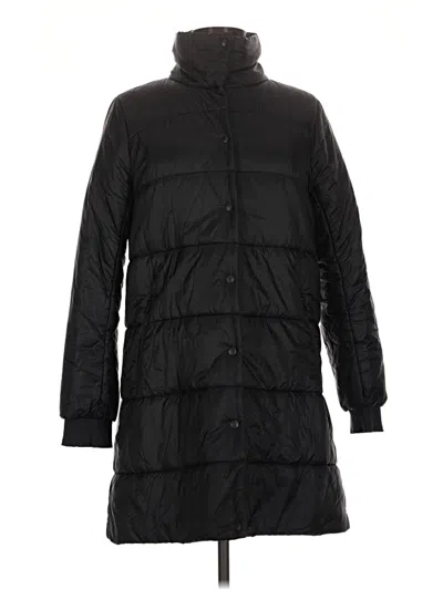Pre-owned Lululemon Athletica Wool Coat In Black