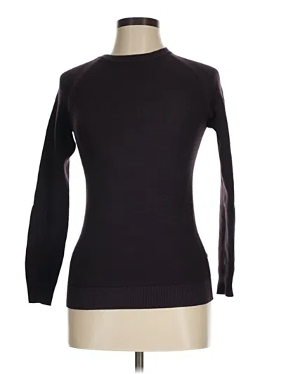 Pre-owned Lululemon Athletica Wool Pullover Sweater In Black