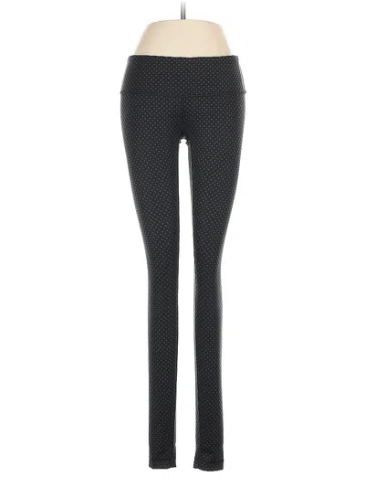 Pre-owned Lululemon Athletica Yoga Pants In Black