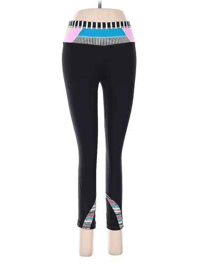 Pre-owned Lululemon Athletica Yoga Pants In Black