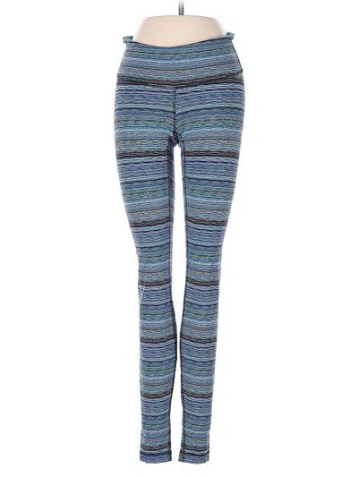 Pre-owned Lululemon Athletica Yoga Pants In Blue