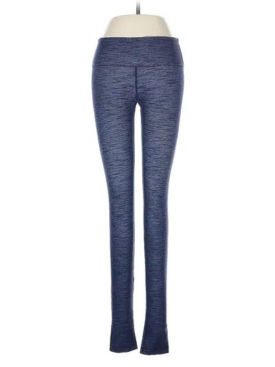 Pre-owned Lululemon Athletica Yoga Pants In Blue