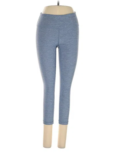 Pre-owned Lululemon Athletica Yoga Pants In Blue