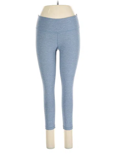 Pre-owned Lululemon Athletica Yoga Pants In Blue