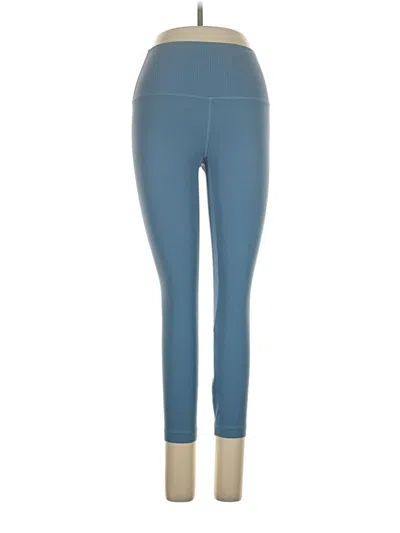 Pre-owned Lululemon Athletica Yoga Pants In Blue