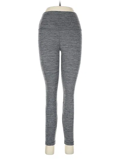 Pre-owned Lululemon Athletica Yoga Pants In Gray