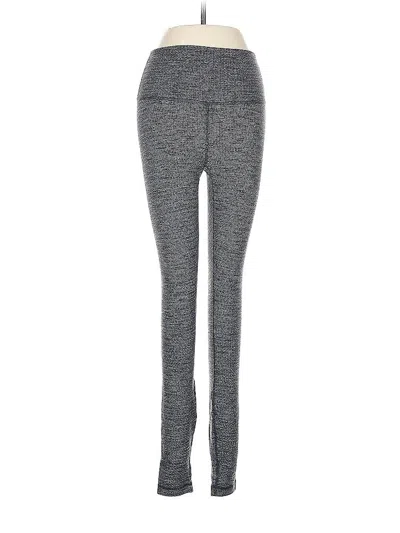 Pre-owned Lululemon Athletica Yoga Pants In Gray