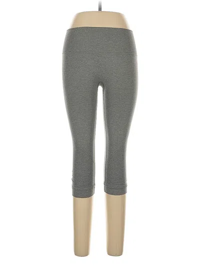 Pre-owned Lululemon Athletica Yoga Pants In Gray
