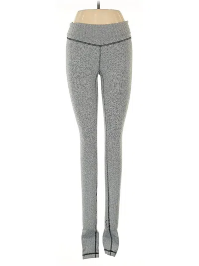 Pre-owned Lululemon Athletica Yoga Pants In Gray