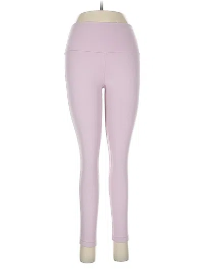 Pre-owned Lululemon Athletica Yoga Pants In Pink