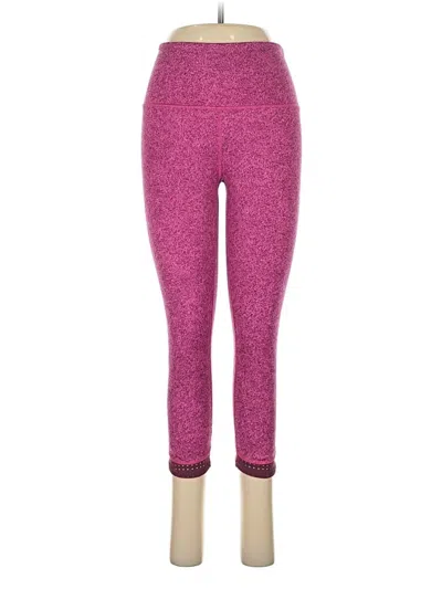 Pre-owned Lululemon Athletica Yoga Pants In Pink