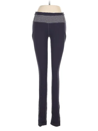 Pre-owned Lululemon Athletica Yoga Pants In Purple