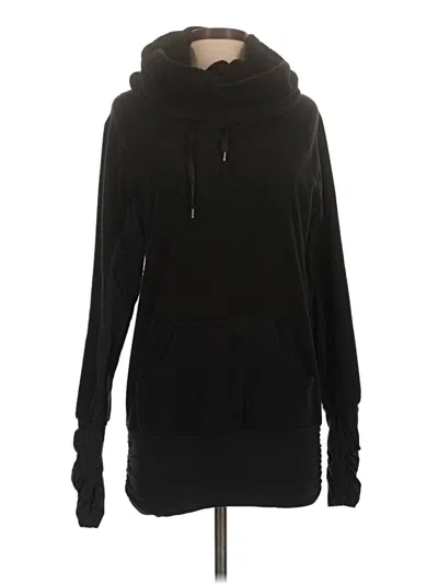 Pre-owned Lululemon Athletica Zip Up Hoodie In Black