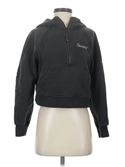 Pre-owned Lululemon Athletica Zip Up Hoodie In Black