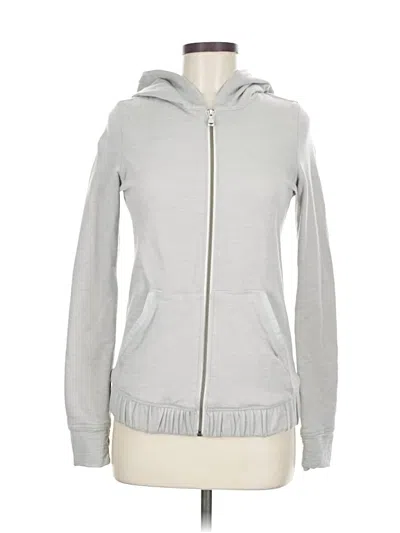 Pre-owned Lululemon Athletica Zip Up Hoodie In Gray