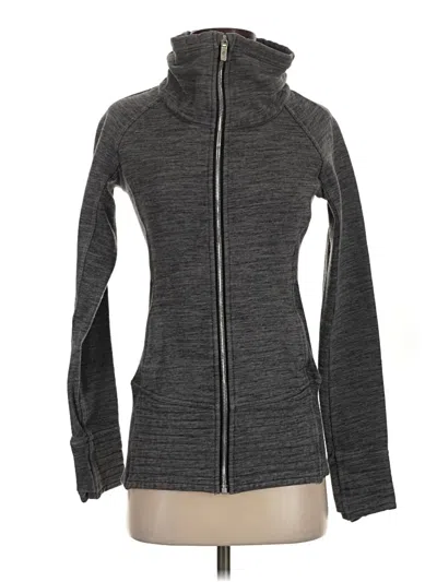 Pre-owned Lululemon Athletica Zip Up Hoodie In Gray
