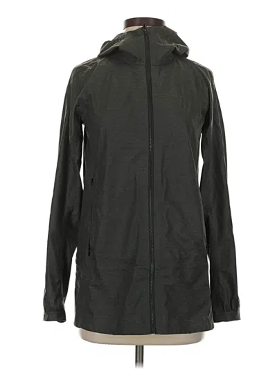 Pre-owned Lululemon Athletica Zip Up Hoodie In Gray