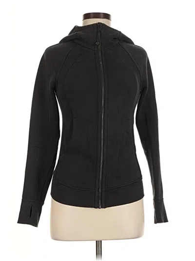 Pre-owned Lululemon Athletica Zip Up Hoodie In Gray