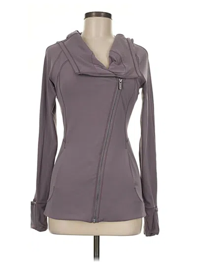 Pre-owned Lululemon Athletica Zip Up Hoodie In Gray