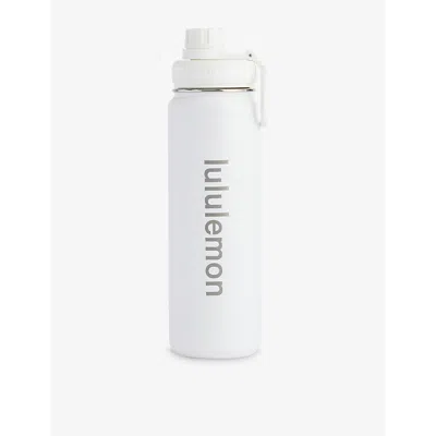 Lululemon Womens White Back 2 Life Brand-print Bottle 710ml
