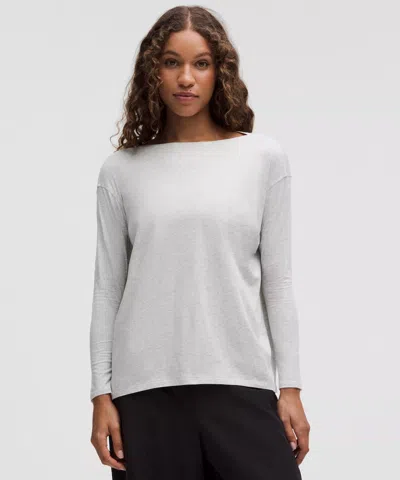 Lululemon Back In Action Organic Cotton Long-sleeve Shirt