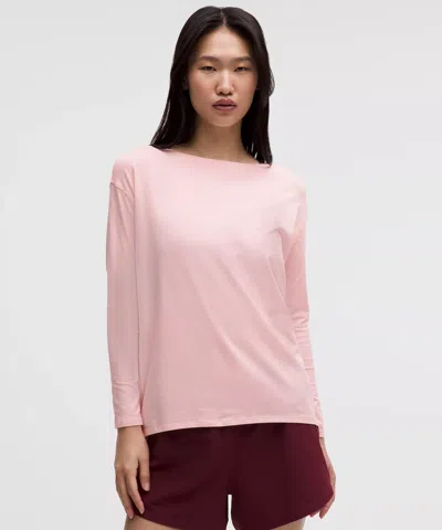 Lululemon Back In Action Organic Cotton Long-sleeve Shirt