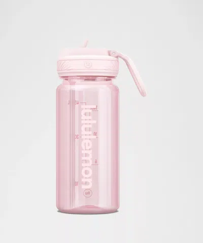 Lululemon Back To Life Clear Bottle 18oz In Pink