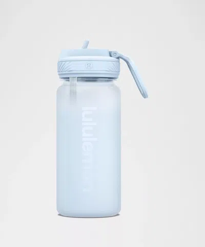 Lululemon Back To Life Clear Bottle 18oz Straw Lid