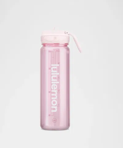 Lululemon Back To Life Clear Bottle 24oz In Pink