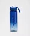 Lululemon Back To Life Clear Bottle 24oz In Blue