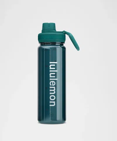 Lululemon Back To Life Clear Bottle 24oz In Blue
