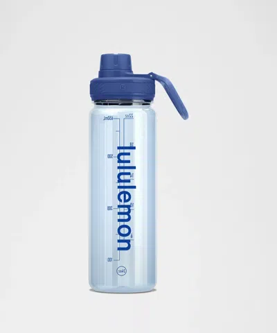 Lululemon Back To Life Clear Bottle 24oz In Blue