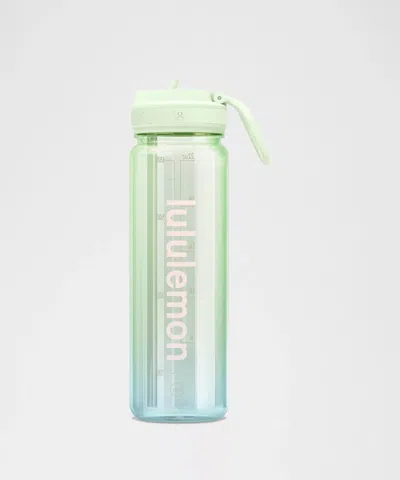 Lululemon Back To Life Clear Bottle 24oz In Green