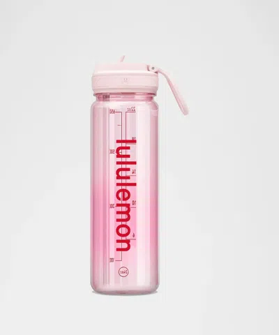 Lululemon Back To Life Clear Bottle 24oz In Pink