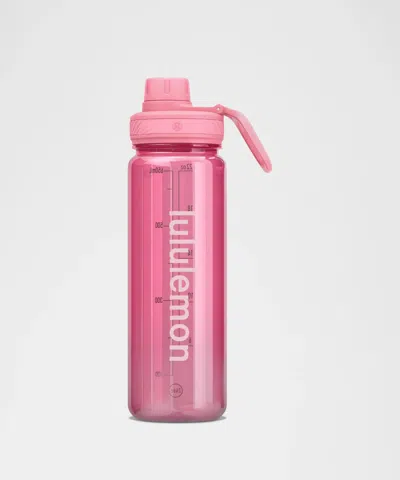 Lululemon Back To Life Clear Bottle 24oz In Pink
