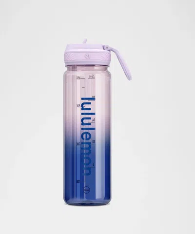 Lululemon Back To Life Clear Bottle 24oz In Purple