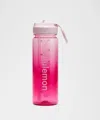 Lululemon Back To Life Clear Bottle 24oz Straw Lid