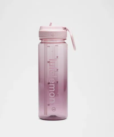 Lululemon Back To Life Clear Bottle 24oz Straw Lid