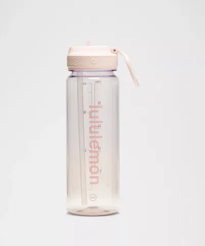 Lululemon Back To Life Clear Bottle 24oz Straw Lid