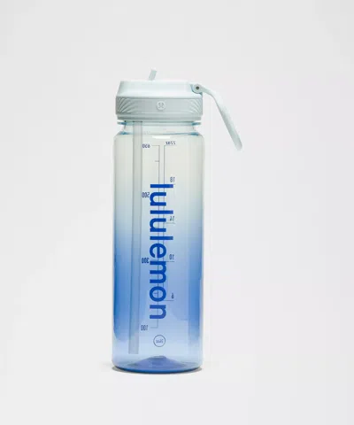 Lululemon Back To Life Clear Bottle 24oz Straw Lid