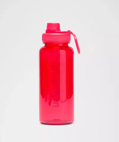 Lululemon Back To Life Clear Bottle 32oz In Red