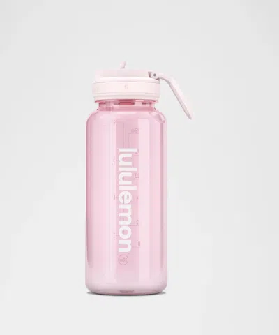 Lululemon Back To Life Clear Bottle 32oz In Pink