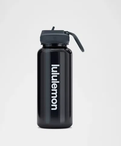 Lululemon Back To Life Clear Bottle 32oz In Black