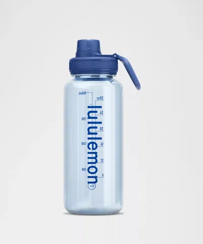 Lululemon Back To Life Clear Bottle 32oz In Blue