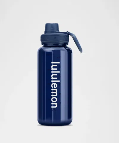 Lululemon Back To Life Clear Bottle 32oz In Blue
