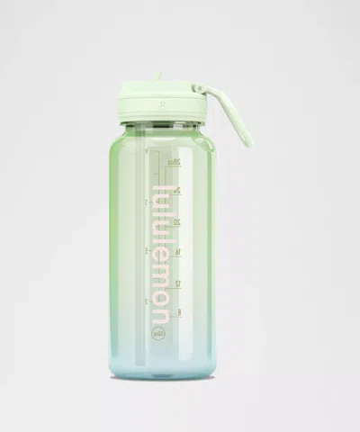 Lululemon Back To Life Clear Bottle 32oz In Green