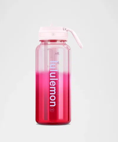 Lululemon Back To Life Clear Bottle 32oz In Pink